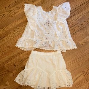 Love shack fancy white set